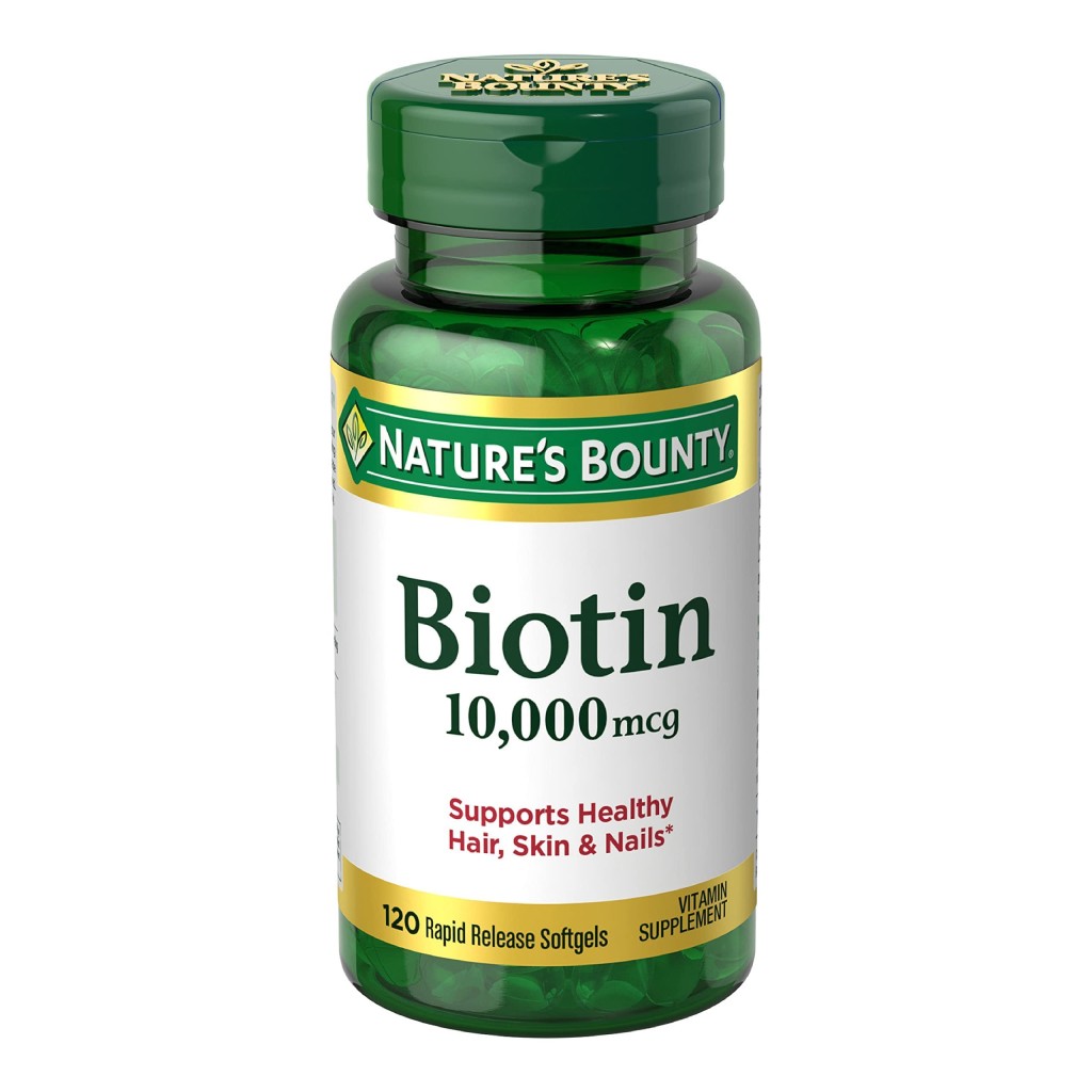 سافت ژل بیوتین Nature's Bounty Biotin 10.000mcg نیچرز بونتی (120 عددی)