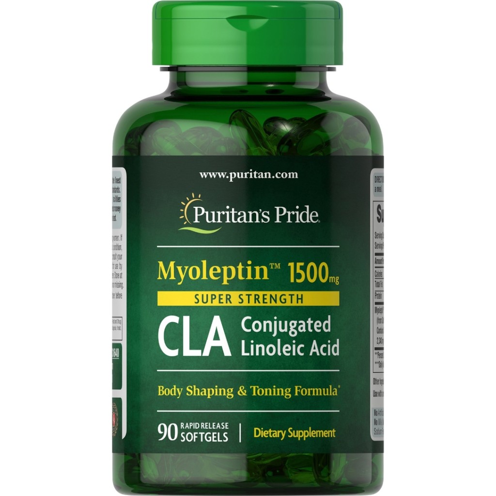 سافت ژل سلامت بدن Puritan Pride Super Strength Myo-Leptin CLA 1500mg پوریتان پراید (90 عددی)