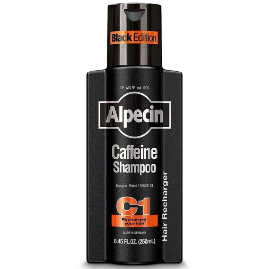 شامپو ضد ریزش کافیین بلک ادیشن Alpecin Coffeine Shampoo C1 Black Edition آلپسین (250 میل)