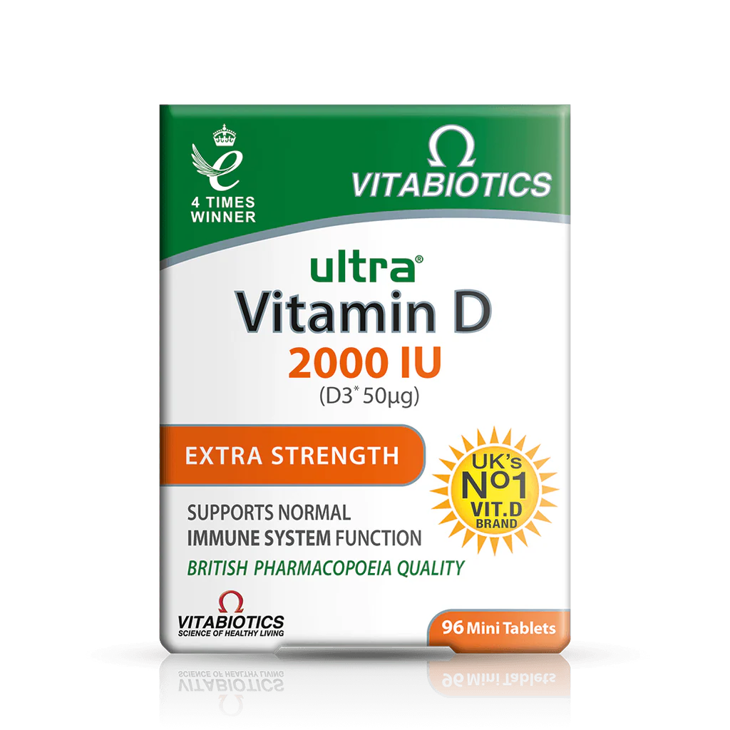 قرص ویتامین D3 2000iu ویتابیوتیکس (96 عددی)