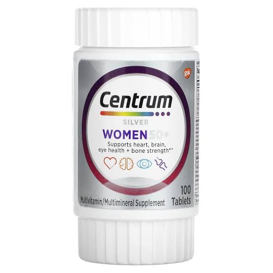 مولتی ویتامین سنتروم بانوان بالای 50 سال Centrum Women (100 عددی)