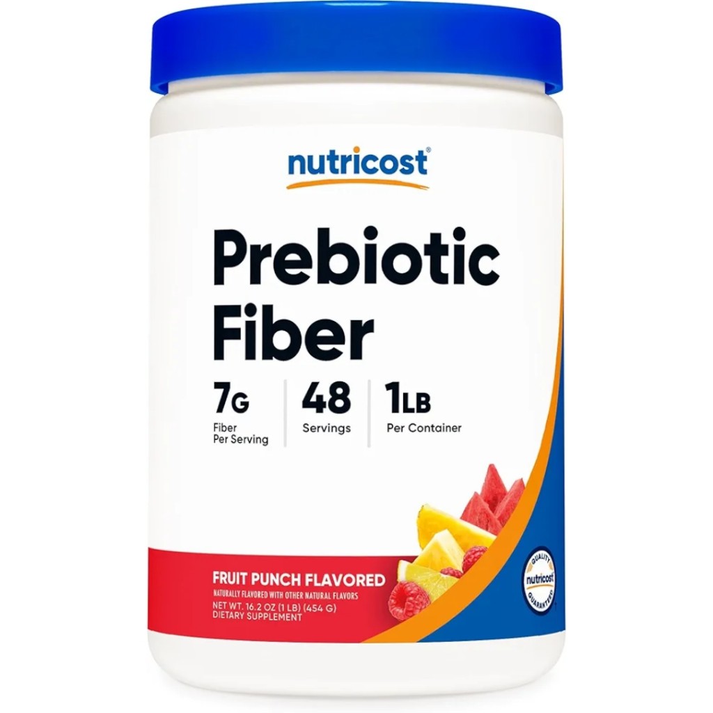 پودر پریبیوتیک فیبر نوتریکاست Nutricost Prebiotics Fiber 7Gr (454 گرم)