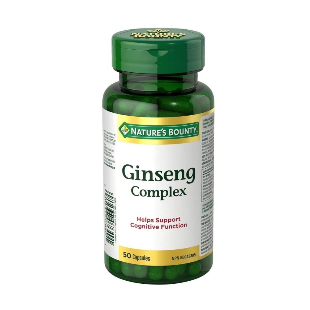 کپسول جینسینگ Nature's Bounty Ginseng Complex نیچرز بونتی (75 عددی)