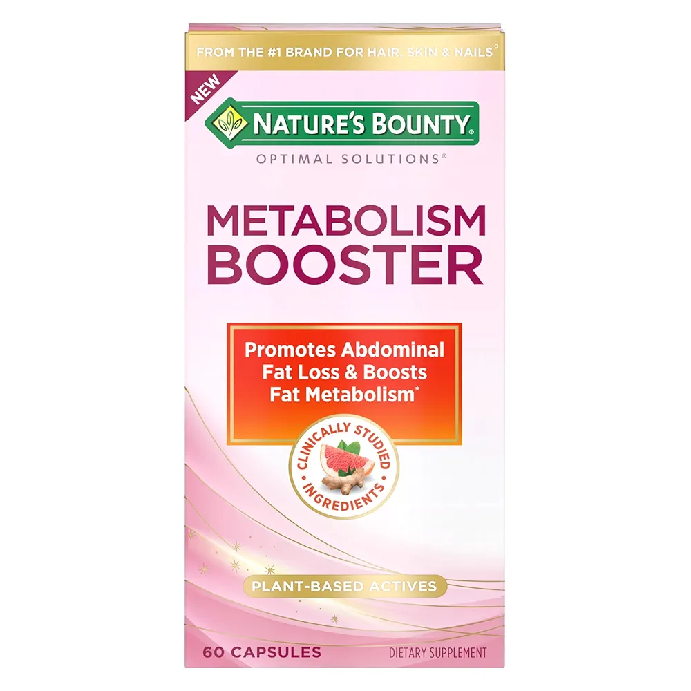 کپسول لاغری گیاهی متابولیسم بوستر Nature's Bounty Metabolism Booster نیچرز بونتی (60 عددی)